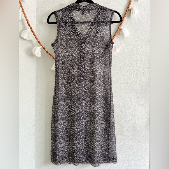 Breakin’ Loose vintage animal print sheer tunic - Picture 6 of 6